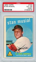 1959 Topps Stan Musial #150 PSA 4 (MC) P1326 - £58.56 GBP