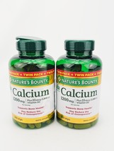 Natures Bounty Calcium 1200mg Vitamin D3 25mcg Bone Health 120Ct Lot of ... - $19.95
