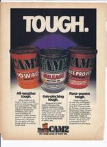 80's CAM2 Motor Oil Print Ad Automobile Car 8.5" x 11" - $19.75