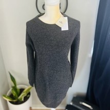 FAHERTY Stowe Cashmere Sweater Dress, 100% Cashmere, Gray, Large, (12/14), NWT - £195.22 GBP