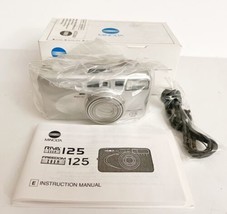 Refurbished Minolta Freedom Zoom 125 DATE 35mm Point &amp; Shoot Film Camera RARE - £39.95 GBP