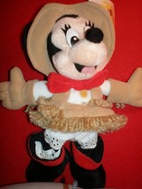 Disney Minnie Mouse FRONTIERLAND Bean Bag Plush New with Mint Tag - $129.95 MXN