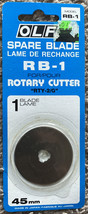 Olfa Rotary Cutter Spare Blade RB-1  &quot;RTY-2/G&quot;  45mm New in sealed Pkg Japan - £7.97 GBP