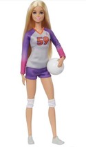 Barbie Doll &amp; Accessories, Made to Move Career Volleyball Player Doll - £37.79 GBP