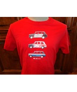 Red Ben Sherman European Autos Cotton T-shirt Fits Adult M Medium Nice Rare - $21.77
