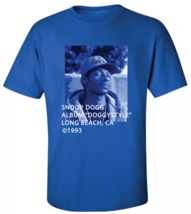 BRAND NEW Snoop Dogg Vintage &quot;Doggystyle&quot; Mens Size Large Blue T-Shirt 1993 - £26.63 GBP