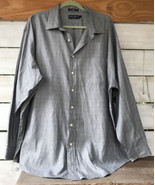 Daniel CREMIEUX Collection Men&#39;s XXL Shirt Busines Casual  L/S  Blk Plai... - $37.50 CAD