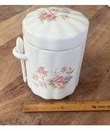Vintage 1988 FTDA Ceramic Canister Sugar Jar Coffee Container with Lid a... - $16.46 CAD