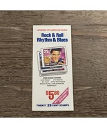 US Stamp Promo Book Only 1992 Legends of American Music:  Elvis, Otis Re... - £6.29 GBP