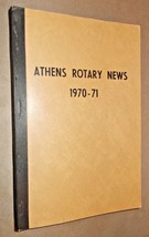 Athens ROTARY NEWS 1970-71, bound news bulletins, Georgia GA club history - £14.53 GBP