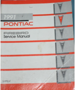 1991 GM Pontiac FIREBIRD Service Shop Repair Workshop Manual OEM - £39.50 GBP
