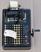 Vintage Barrett Desk Machine Adding Machine Very Early 1900s Hand Crank ... - $2,753.96 MXN