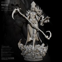 1/24 Resin Model Kit Reaper of Death Beautiful Girl Demon TD-3185 Unpainted - £18.89 GBP