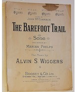 The Barefoot Trail, Sheet Music by Marian Phelps &amp; Alvin S. Wiggers - €6,78 EUR