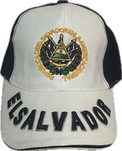 New El Salvador 3D Embroidered Flag Snapback Baseball Cap Hat Navy - $11.39