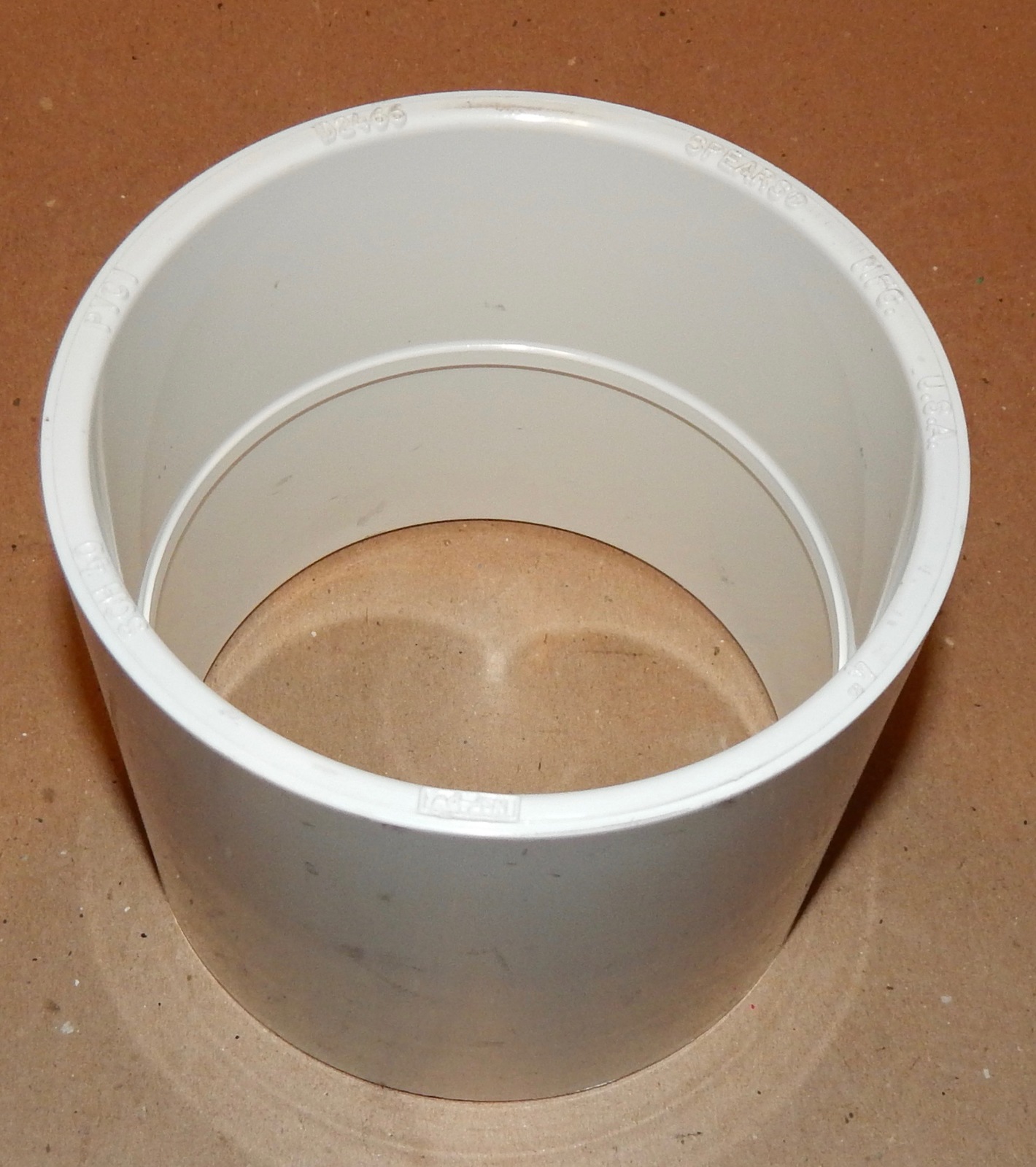 4&quot; PVC Coupling Slip Joint SCH 40 Fittings White Conduit D2466 1ea NOS U... - $6.49