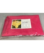 Lord &amp; Taylor Parfait 90” Round Bright Pink Tablecloth With Scotchguard ... - $278.01 MXN