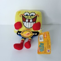 Nickelodeon Spongebob Squarepants 7” Bikini Bottom Championship Boxing Plush w/ - £15.63 GBP