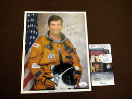 John Young Best Wishes Apollo 10 Astronaut Signed Auto Vtg Nasa Litho Photo Jsa - £547.57 GBP