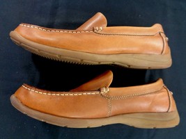 Nunn Bush Driving Mocs  Camel Brown Leather Moccasins Mens Size 9 1/2 M - £40.05 GBP