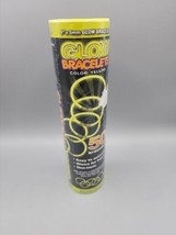 Glow Bracelets 8&quot; x 6mm Yellow with Connectors Lot of 50 Bracelets FT Irwin Fire - £8.00 GBP