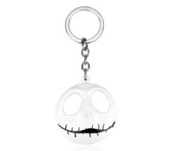 Disney Jack Skellington Nightmare Before Christmas Key Ring Skull Face K... - $9.14