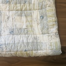 Simply Shabby Chic British Rose Ruffled Patchwork Quilt Coverlet Twin Sz... - $1,064.68 MXN