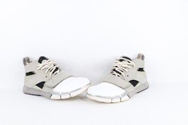 Vintage Nike Huarache Mens Size 8 Distressed HT2K7 Leather Basketball Sh... - £55.35 GBP