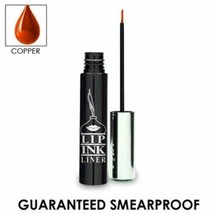 LIP INK Organic Smearproof Waterproof Liquid Eye Liner - Copper - £19.42 GBP