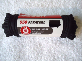 &quot; NWT &quot; Hyper Tough 550 Paracord 5/32&quot; X 50 FT. &quot; Great Multi Use Item &quot; - £8.88 GBP