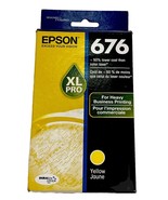 Epson 676XL PRO YELLOW Works W/WP-4020-4530-4540 NEW In Box - $15.31