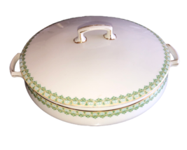 An item in the Pottery & Glass category: Antique MZ Austria Habsburg China Covered Round Casserole Tureen Early 1900's 