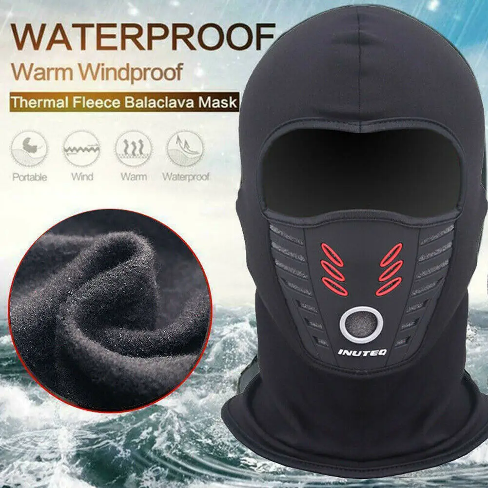 Summer/Winter Warm Fleece Motorcycle Face Mask Anti-dust Waterproof Windproof - £9.93 GBP+