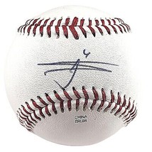 Willie Calhoun New York Yankees Signed Baseball SF Giants Angels Rangers Proof - $67.89