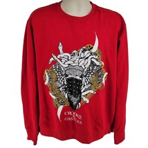 Crooks And Castles Sweatshirt Size 2XL Men&#39;s Red Snakes - £18.89 GBP