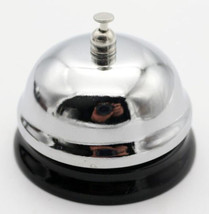 Mini Hotel Desk Bell small 2 1/2&quot; ding Tap RiNg front counter Reception rOund - £23.91 GBP