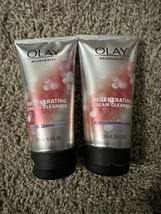 Olay Regenerist Regenerating Cream Cleanser Cleanse 150ml/5.0oz. LOT OF 2 - £8.30 GBP