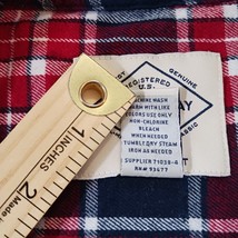 St. John's Bay Super Soft Button-Down Collar Flannel Shirt Men's XL Multi Plaid image 4