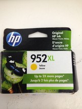 Genuine Factory NEW &amp; SEALED HP 952XL Yellow Ink Cartridge LOS67AN Exp 1... - $28.98
