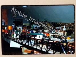 1961 Lionel Train Layout, Attic Scene Chicago Kodachrome 35mm Slide - $4.95