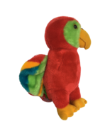 R Dakin Parrot Red Colorful Tropical Bird 11&quot; Stuffed Animal Plush Makaw... - £9.58 GBP