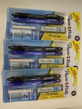 3 Paper Mate Profile Mechanical #2 Pencil Set with 0.7mm Lead and Eraser... - £10.77 GBP