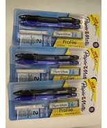 3 Paper Mate Profile Mechanical #2 Pencil Set with 0.7mm Lead and Eraser... - $13.76