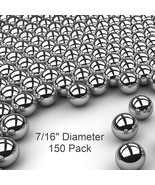 150 7/16&quot; Inch G25 Precision Chromium Chrome Steel Bearing Balls AISI 52100 - $42.99