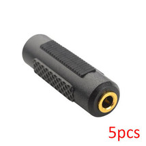 5Pcs 3.5Mm Stereo Audio Female To Female Coupler Joiner Connector Adapter - $22.79
