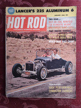 Rare HOT ROD Car Magazine January 1961 Drag Racing Dodge Lancer - $21.60