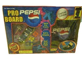 Ed&#39;s Variety Store Vintage Pepsi Toy Pro Skateboard Kit with Ramp Deluxe Pack - $98.00