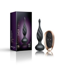 DISCOVER PETITE SENSATIONS REMOTE CONTROL RECHEARGEABLE ANAL PLUG VIBRATOR - £50.59 GBP