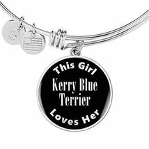 Kerry Blue Terrier v2s - Bangle Bracelet Lover Owner Mom Gifts - £31.92 GBP