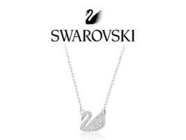 [SWAROVSKI] Genuine Swan Pave Pendant Neckless 5187404 Women&#39;s Jewelry - £118.95 GBP